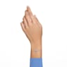 สร้อยข้อมือ Una Angelic, เจียระไนทรงสี่เหลี่ยมจัตุรัส, น้ำเงิน, เคลือบโรเดียม - Swarovski, 5662141