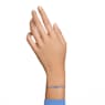Imber Emily armband, Verschillende ronde slijpvormen, Blauw, Rodium toplaag - Swarovski, 5663394