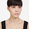 Luna Halsband, Mond, Weiß, Rhodiniert - Swarovski, 5666178