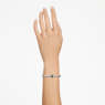 Matrix Tennis Armband, Blandade slipningar, Grön, Rodiumpläterad - Swarovski, 5666422