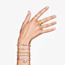 Matrix Tennis armband, Verschillende slijpvormen, Geel, Rodium toplaag - Swarovski, 5666425