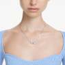 Mesmera pendant, Mixed cuts, Blue, Rhodium plated - Swarovski, 5668276