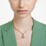 Teddy pendant, Crystal pearl, Bear, Multicolored, Gold-tone plated - Swarovski, 5669162