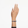 Millenia bracelet, Octagon cut, Blue, Ruthenium plated - Swarovski, 5671250