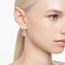 Idyllia 드롭 이어링, 클로버, 화이트, 로즈골드 톤 플래팅 - Swarovski, 5674212