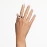 Mesmera Öppen ring, Blandade slipningar, Grön, Silverfärgad finish - Swarovski, 5676969