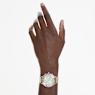 Nova Chrono watch, Swiss Made, Metal bracelet, Gold tone, Champagne gold-tone finish - Swarovski, 5677500