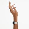 Sparkling chain strap, For Apple Watch® 40mm & 41mm, Silver tone, Stainless steel - Swarovski, 5678671