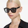 Sunglasses, Square shape, SK6013, Black - Swarovski, 5679551