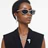 Gafas de sol, Forma ovalada, SK6006, Negras - Swarovski, 5679553