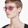 Sunglasses, Rectangular shape, SK7001, Pink - Swarovski, 5679902