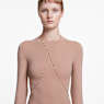Imber body chain, Round cut, White, Gold-tone plated - Swarovski, 5680096