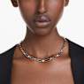 Constella necklace, White, Rhodium plated - Swarovski, 5683360