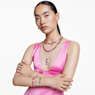 Millenia Tennis necklace, Octagon cut, Pink, Gold-tone plated - Swarovski, 5683429