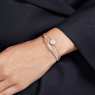 Bracciale rigido Meteora, Bianco, Placcato rodio - Swarovski, 5683447
