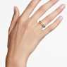 Matrix ring, Baguette cut, Multicolored, Gold-tone plated - Swarovski, 5686634