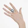 Idyllia cocktail ring, Crystal pearls, Starfish, Multicolored, Gold-tone plated - Swarovski, 5686987
