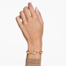 Numina bracelet, Round cut, White, Gold-tone plated - Swarovski, 5687701