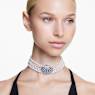 Idyllia โชคเกอร์, มุกคริสตัล, เปลือกหอย, ฟ้า, เคลือบรูทีเนียม - Swarovski, 5688233