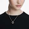 Matrix pendant, Crystal pearl, Round cut, White, Rhodium plated - Swarovski, 5688751