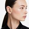 Galaxy drop earrings, Lab-grown diamonds 0.75 ct tw, Mixed shapes, 18K white gold - Swarovski, 5688874
