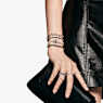 Imber Tennis bracelet, Round cut, Black, Ruthenium plated - Swarovski, 5689421