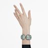 Sublima Armreif, Rundschliff, Mehrfarbig, Rutheniert - Swarovski, 5689593