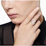 Galaxy open ring, Lab-grown diamonds 1.25 ct tw, Mixed shapes, 18K white gold - Swarovski, 5690408