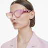 Sunglasses, Cat-eye shape, Pink - Swarovski, 5691697