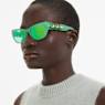 Sunglasses, Oval shape, SK6022, Green - Swarovski, 5691704