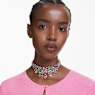 Gema choker, Mixed cuts, Multicolored, Rhodium plated - Swarovski, 5692418