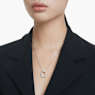 Dextera hanger, Pavé, Wit, Rodium toplaag - Swarovski, 5692737