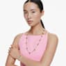 Chroma 項鏈, 八角形切割, 彩色, 鍍金色色調 - Swarovski, 5695863