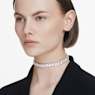 Millenia choker, Octagon cut, White, Rhodium plated - Swarovski, 5696292