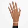 Eternity band ring, Lab-grown diamonds 0.5 ct tw, Round shape, 18K white gold - Swarovski, 5697703