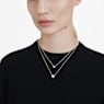 Pendentif solitaire Eternity, Diamants de synthèse 2 ct tw, Forme ronde, Or blanc 18 carats - Swarovski, 5697766