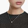 Stilla Attract pendant, Square cut, White, Rose gold-tone plated - Swarovski, 5701904