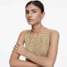 Imber necklace, Magnetic closure, Mixed cuts, White, Gold-tone plated - Swarovski, 5705481