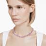 Náhrdelník Tennis Millenia, Osmihranný výbrus, Fialová, Pokoveno ve zlatém odstínu - Swarovski, 5705754