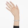 Millenia Tennis bracelet, Octagon cut, White, Rhodium plated - Swarovski, 5705770