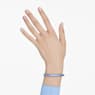 Matrix bangle, Baguette cut, Octagon shape, Blue, Ruthenium plated - Swarovski, 5705776