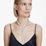 Millenia Tennis necklace, Octagon cut, White, Rhodium plated - Swarovski, 5705789