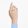 Anello Chroma, Taglio Cushion, Multicolore, Placcato color oro - Swarovski, 5706306