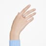 Anello Chroma, Taglio Cushion, Multicolore, Placcato color oro - Swarovski, 5706306