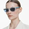Sonnenbrille, Schmetterlingsform, SK6033, Blau - Swarovski, 5706553