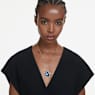 Idyllia SCS pendant, Starfish, Blue, Gold-tone plated - Swarovski, 5707049