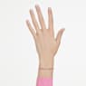 Matrix bracelet, Pear cut, Pink, Gold-tone plated - Swarovski, 5707187