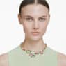 Collier Idyllia, Tailles variées, Fleur, Multicolore, Placage de ton or - Swarovski, 5709030