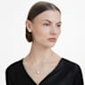 Eternity halo solitaire pendant, Lab-grown diamonds 2 ct tw, Round shape, 14K white gold - Swarovski, 5710609
