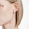 Imber ear cuff, Set (3), Round cut, White, Gold-tone plated - Swarovski, 5711482